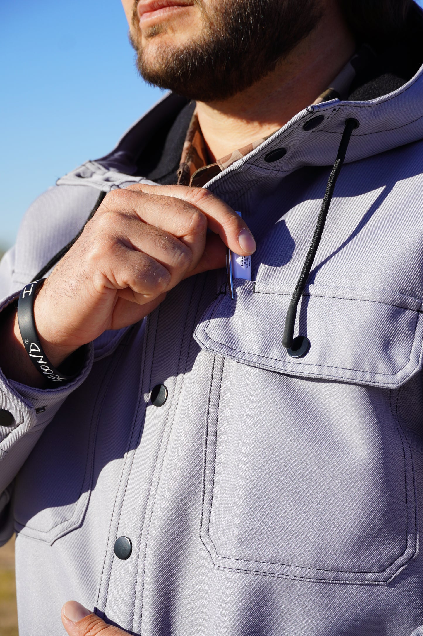 Diamond Apparel Jacket in Grey
