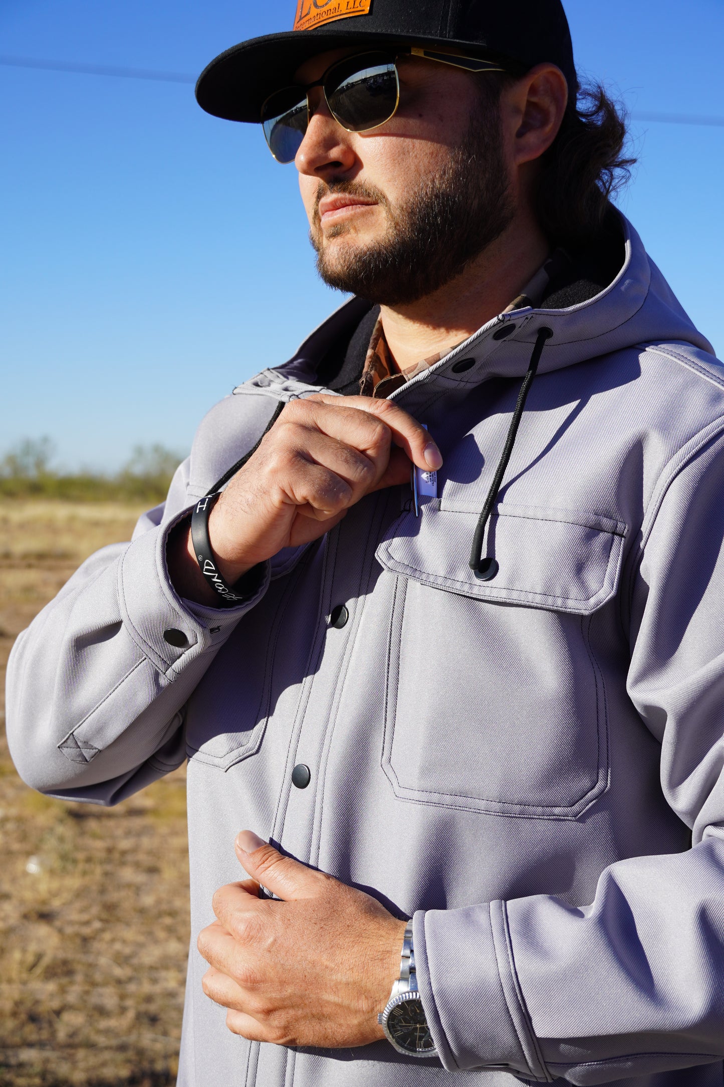 Diamond Apparel Jacket in Grey