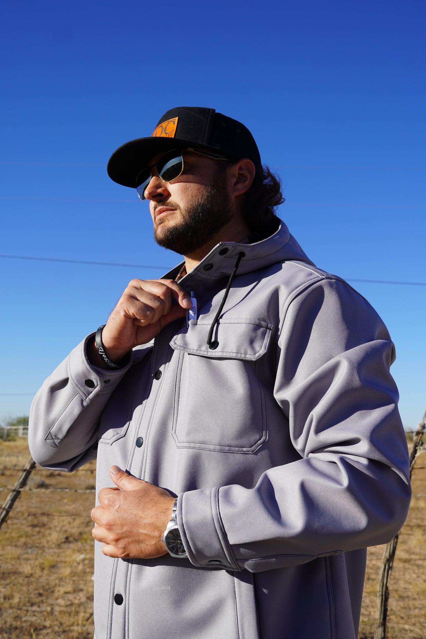 Diamond Apparel Jacket in Grey