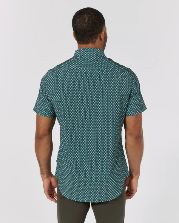 7 Diamonds Menica Short Sleeve Shirt Teal