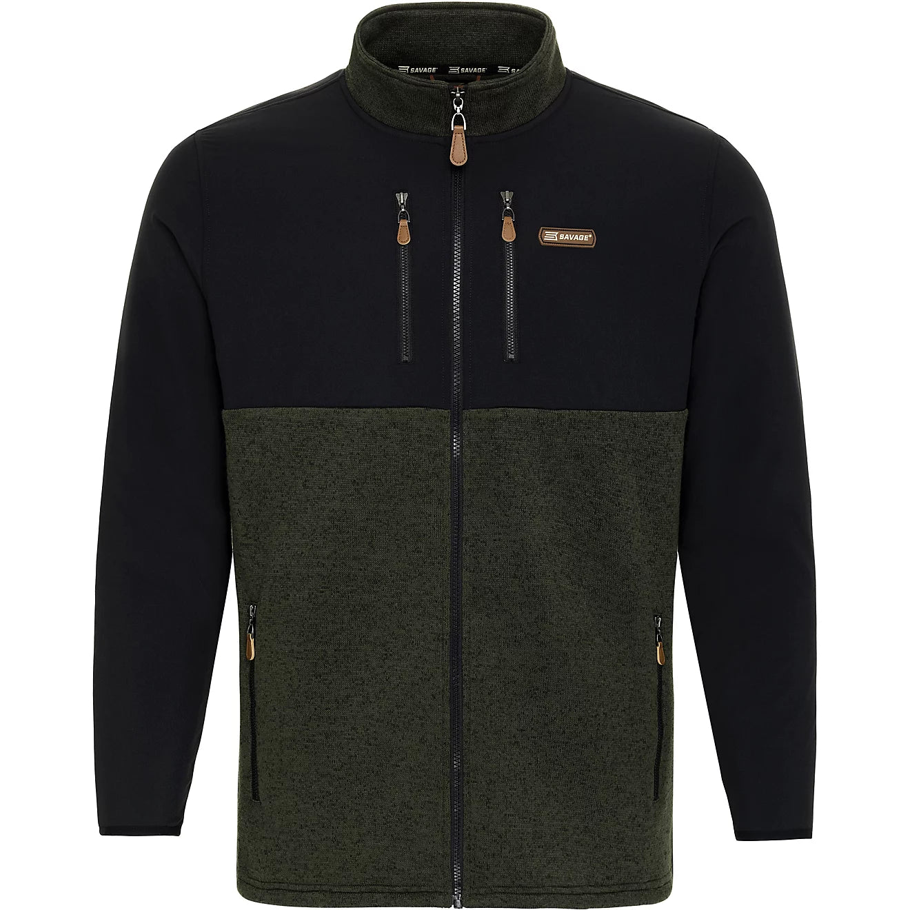 Savage Men's Tactical Sweater Fleece Full Zip