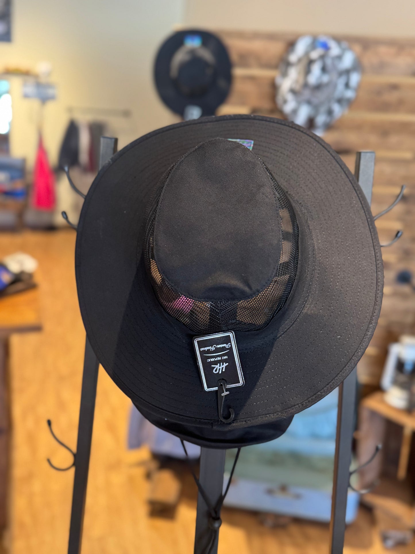Sun Protection Hat - Black - Daytona Bike Week