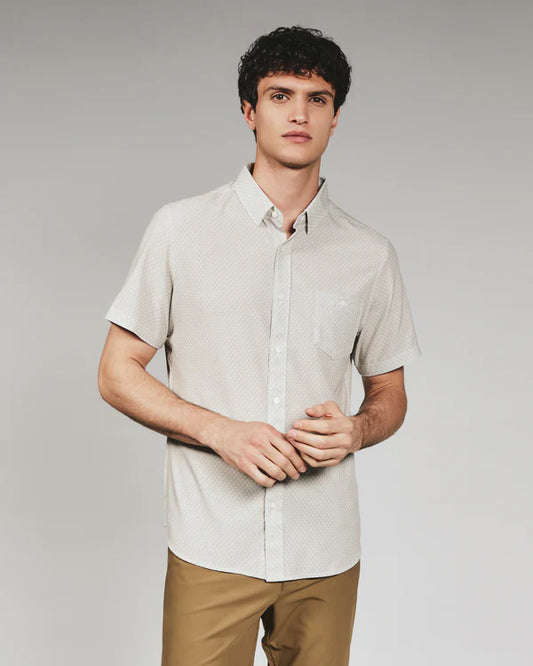 7 Diamonds Bosworth Short Sleeve Shirt Tan
