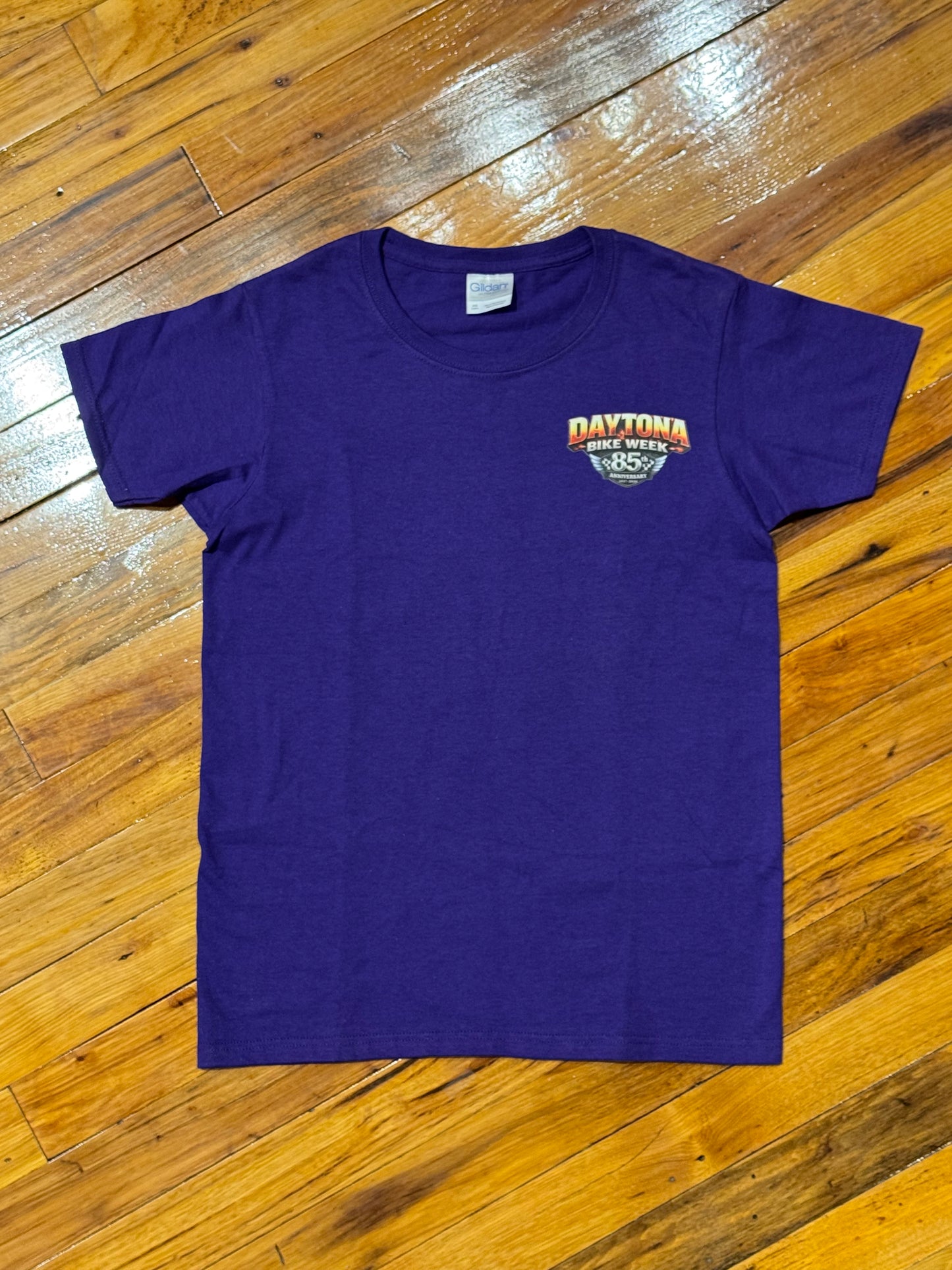 Short sleeve T-shirt - Daytona Bike Week- purple