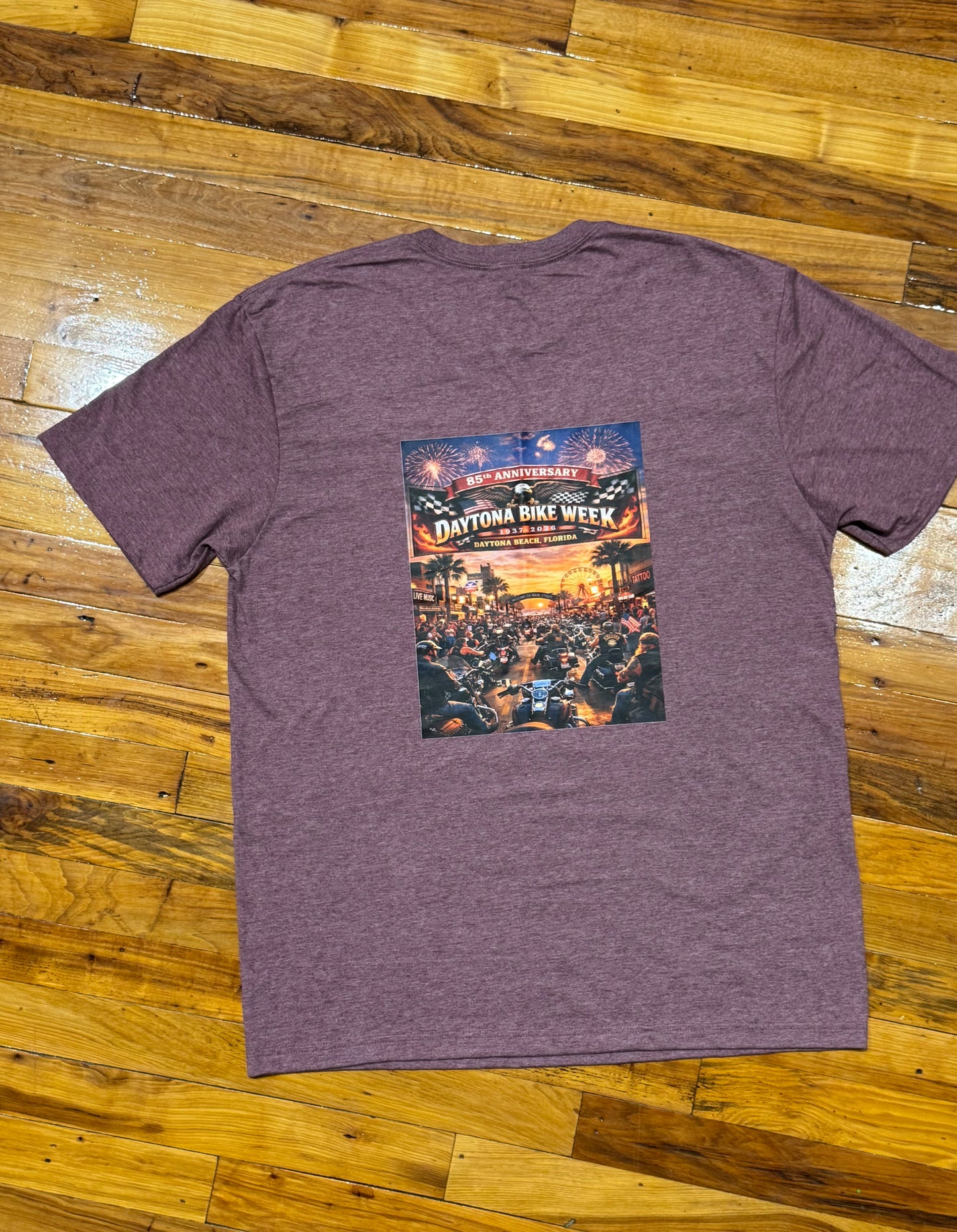 Daytona Bike Week 85th Anniversary Graphic T-shirt