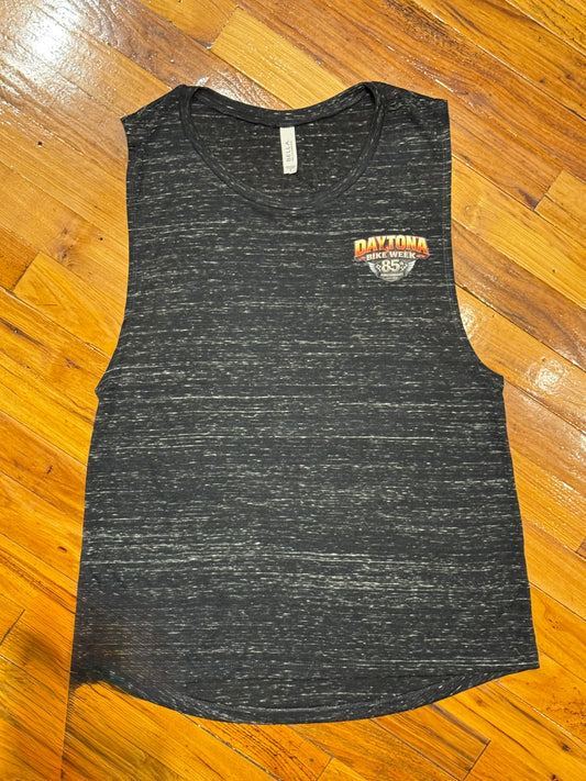 Daytona Bike Week 85th Anniversary Tank Top - Black Heather