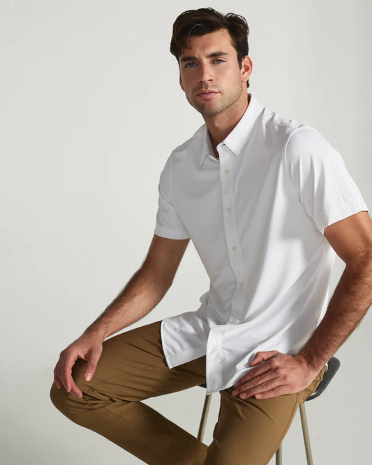 7 Diamonds White Owen Short Sleeve