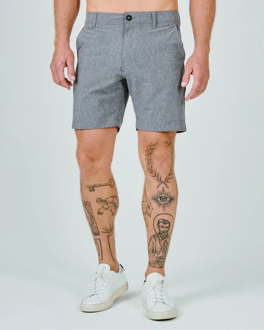 7 Diamonds Aeroplane 7" Grey Shorts