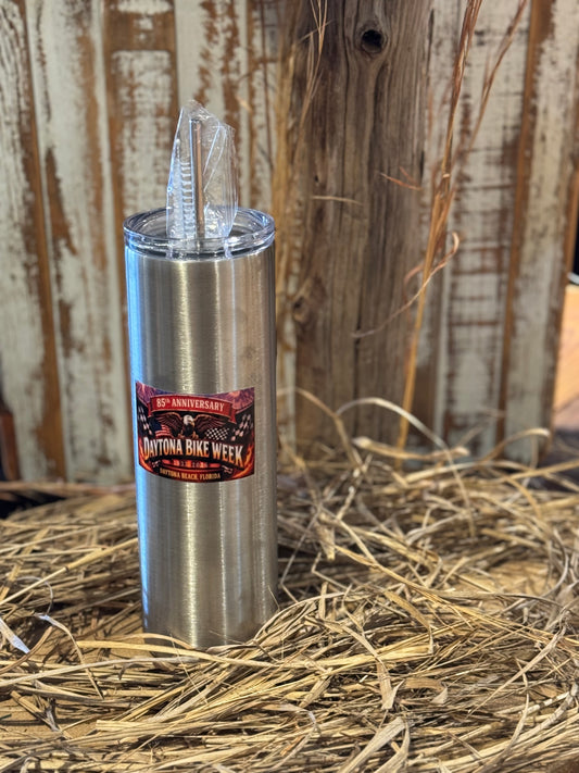 20oz Stainless Steel Tumbler - Daytona Bike Week