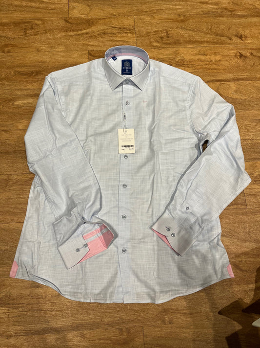 Avenue21 Long Sleeve Button Up Light Blue/Pink