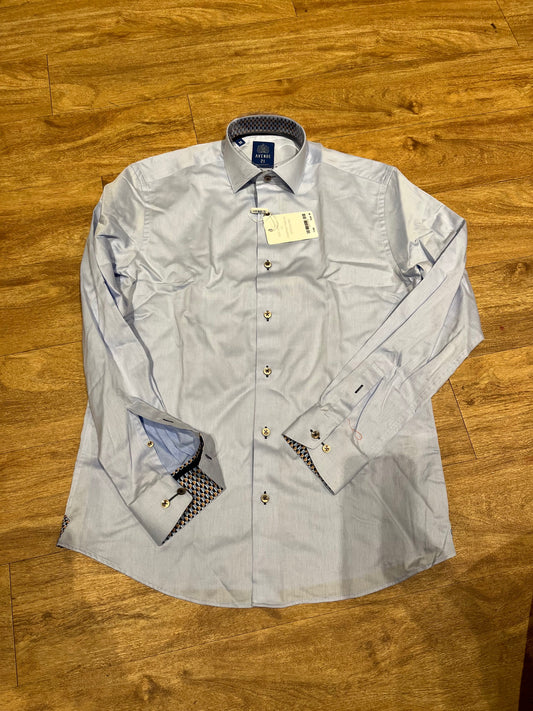 Avenue21 Long Sleeve Button Up Blue/Navy