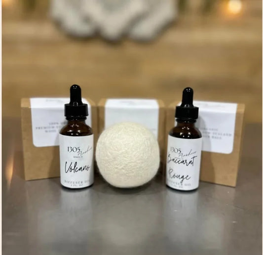 1305 Fragrance Company 100% Organic Premium New Zealand Wool Dryer Balls